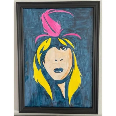 Framed Stevie Nicks A4 Print