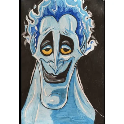 Hades From Hercules A4 Print