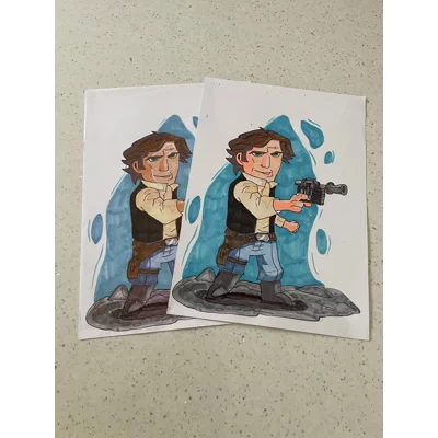 A4 Print - Hans Solo