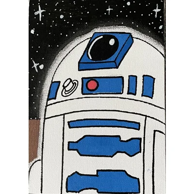 A5 R2D2 Canvas Board