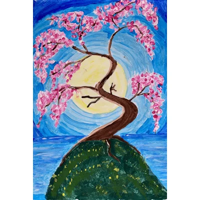 Cherry Blossom Tree A4 Print