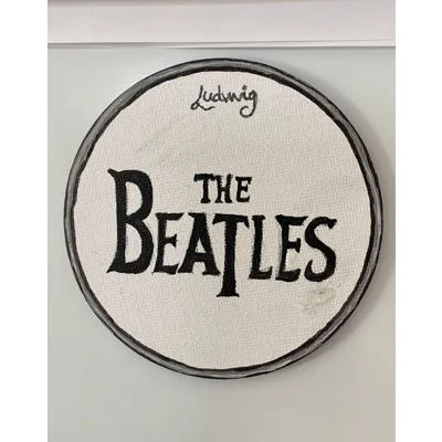 Beatles Drum Skin Magnet