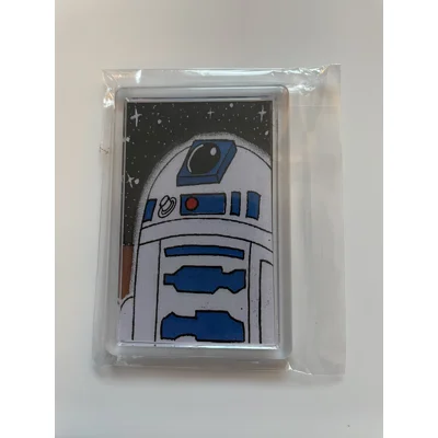 R2D2 small fridge magnet