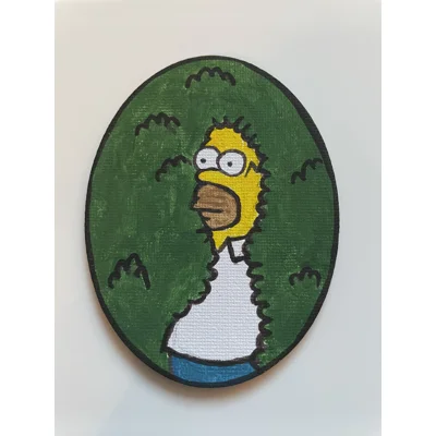 Simpsons bush fridge magnet