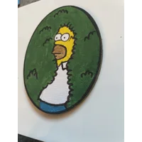 Simpsons bush fridge magnet