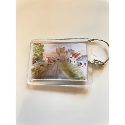 Bamburgh Street View Keyring