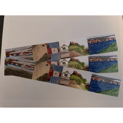 Northumberland Landmark Bookmarks
