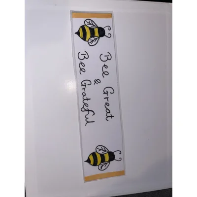 Bee great and Bee Grateful Bookmark