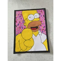 Homer Simpson A4 Artwork