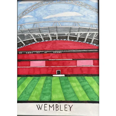 A4 print - Wembley Stadium