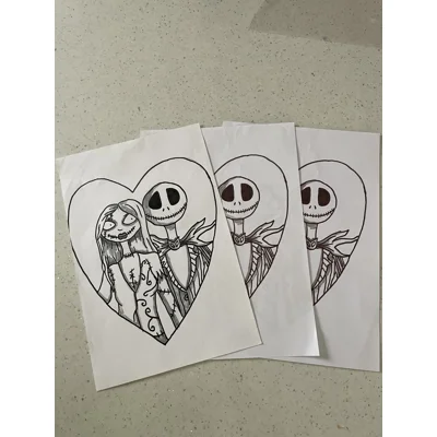 A4 Print - Jack & Sally