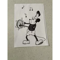 A4 Print - Steamboat Willie