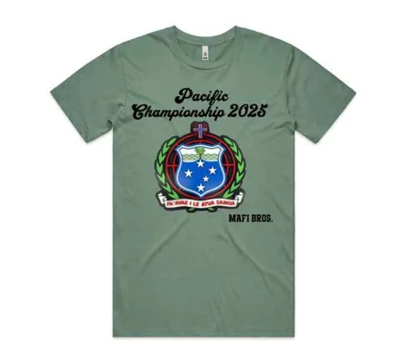 MAFI BROS. Design T-Shirts : Samoan 2025 Supporters Tshirts