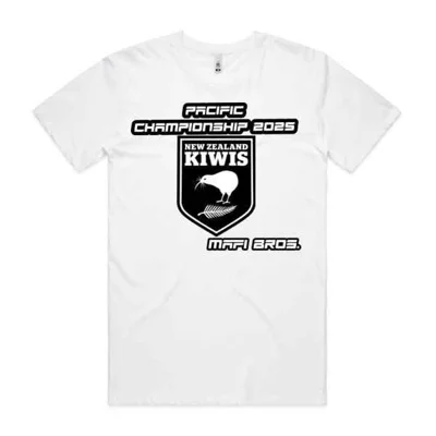 NZ Kiwis 2025 Supporters Tshirts - MAFI BROS. Designs
