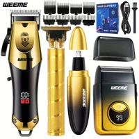 WEEME 4pcs Men'S Electric Hairdresser Set