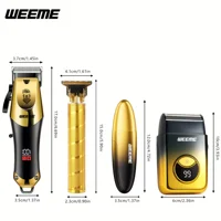 WEEME 4pcs Men'S Electric Hairdresser Set