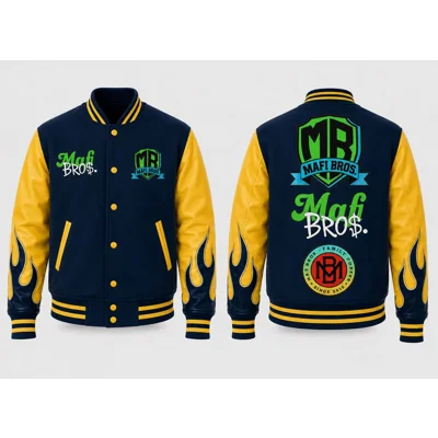 MAFI BROS. Designed Letterman's Jacket