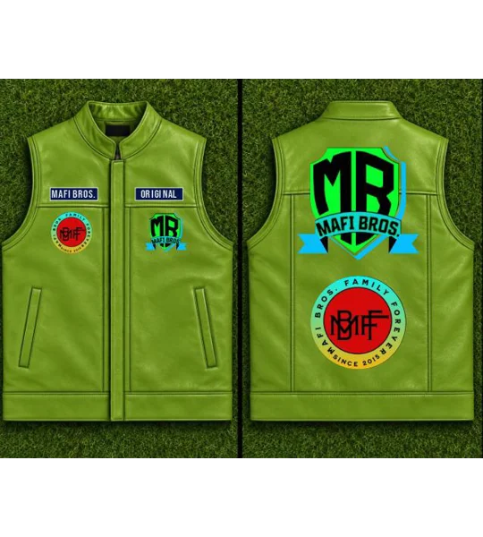 MAFI BROS. 1st Designed Leather Vest Jackets