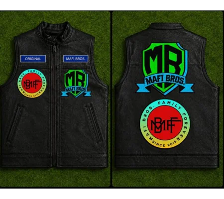 MAFI BROS. 1st Designed Leather Vest Jackets