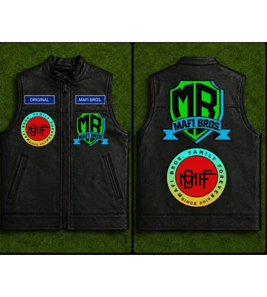 MAFI BROS. 1st Designed Leather Vest Jackets