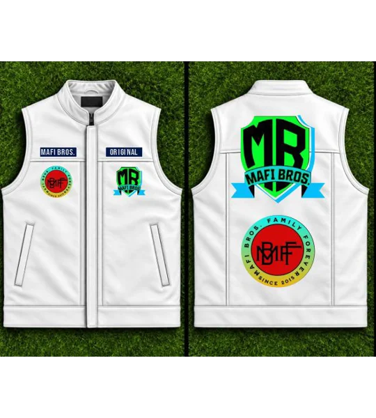 MAFI BROS. 1st Designed Leather Vest Jackets