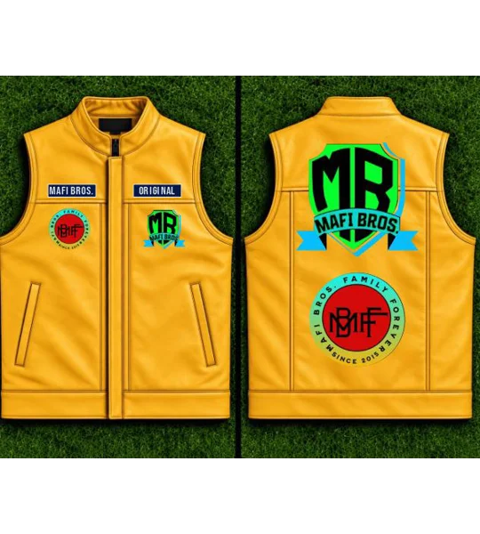 MAFI BROS. 1st Designed Leather Vest Jackets