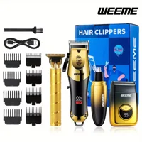 WEEME 4pcs Men'S Electric Hairdresser Set