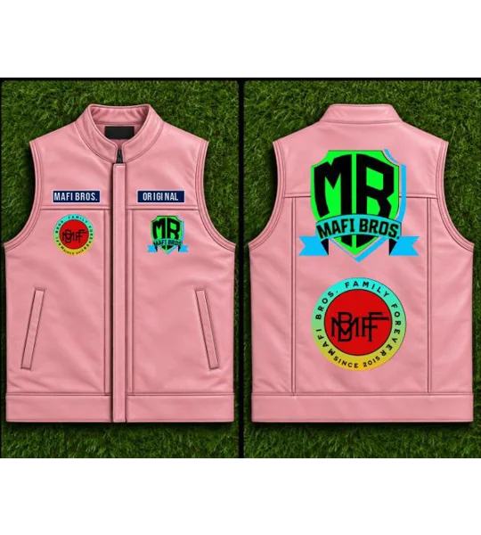 MAFI BROS. 1st Designed Leather Vest Jackets