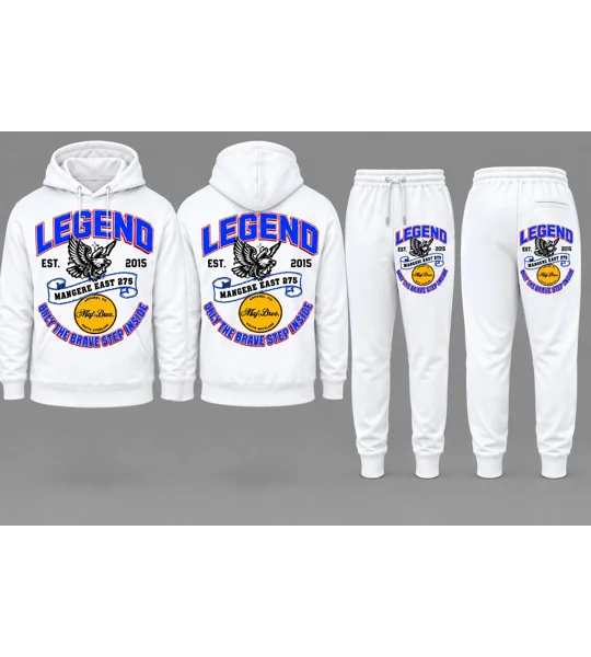 MAFI BROS. Designed LEGEND Mangere East 275. Only the Brave Step Inside Sweatsuits