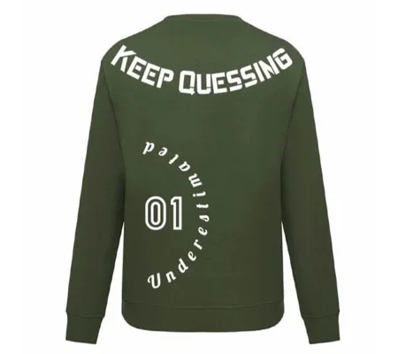 MAFI BROS. Designed Keep Quessing Sweatshirts