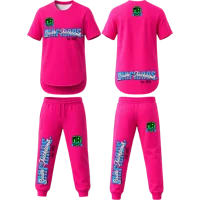 MAFI BROS. Designed Short Sleeved Sweatsuits