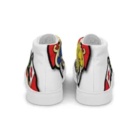 Men’s high top canvas shoes