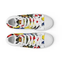 Men’s high top canvas shoes