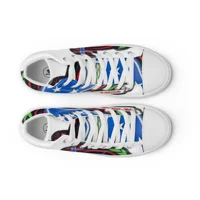 Men’s high top canvas shoes