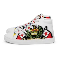 Men’s high top canvas shoes
