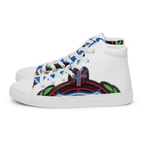 Men’s high top canvas shoes
