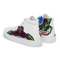Men’s high top canvas shoes