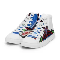 Men’s high top canvas shoes