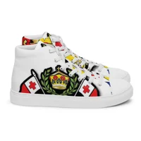 Men’s high top canvas shoes