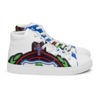 Men’s high top canvas shoes