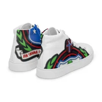 Men’s high top canvas shoes