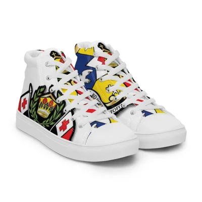 Men’s high top canvas shoes