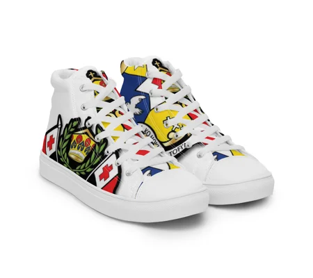 Men’s high top canvas shoes