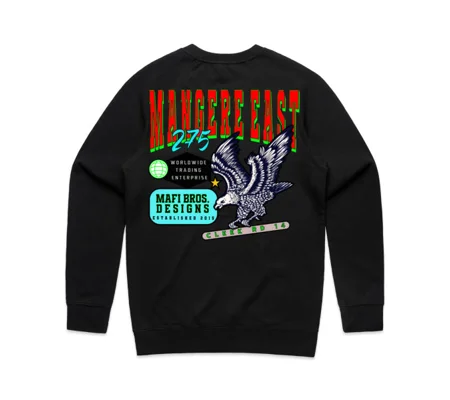 MAFI BROS. Designs Mangere East 275 Sweatshirt