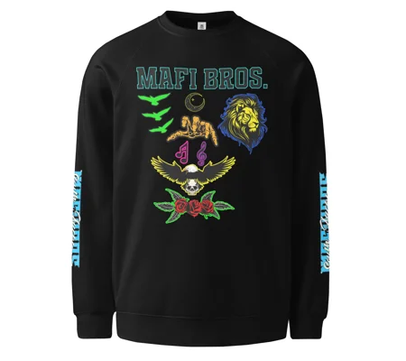Unisex raglan sweatshirt