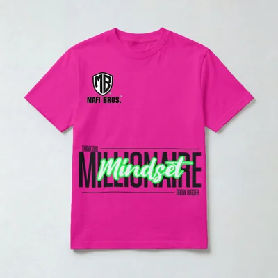 MAFI BROS. Designed Millionaire Mindset Tshirts