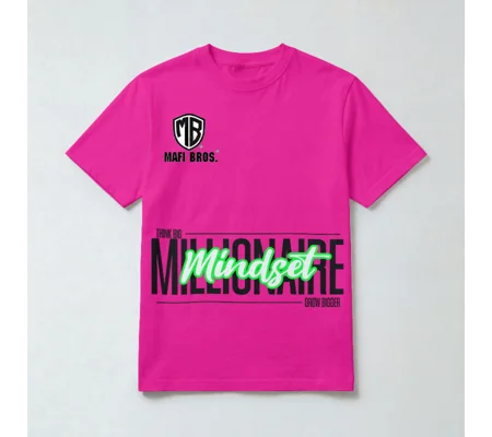 MAFI BROS. Designed Millionaire Mindset Tshirts