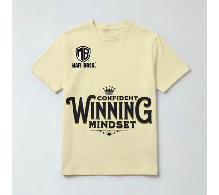 MAFI BROS. Designed Confident Winning Mindset Tshirts