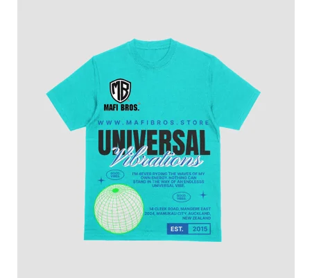 MAFI BROS. Universal Vibrations Designed Tshirts