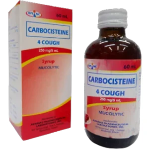 Carbocisteine Syrup 250mg 60ml Bottle 1's